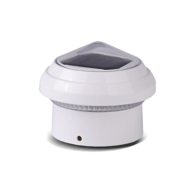 2211-CP1 WH প্লাস্টিক চেইন লিঙ্ক বেড়া সৌর পোস্ট ক্যাপ আলো 2211-CP1 WH প্লাস্টিক চেইন লিঙ্ক বেড়া সৌর পোস্ট ক্যাপ আলো