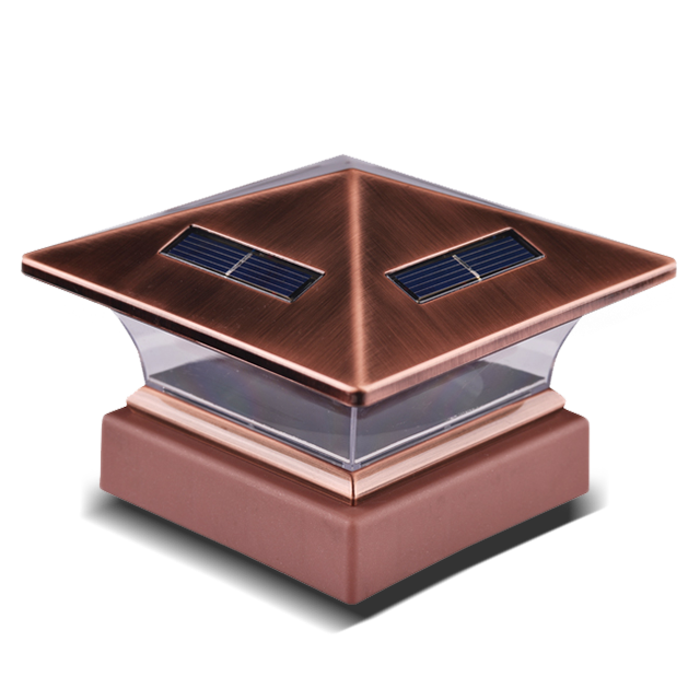 2211-F26-CO উচ্চ উজ্জ্বলতা কপার প্লেটেড LED পোস্ট ক্যাপ লাইট 2211-F26-CO উচ্চ উজ্জ্বলতা কপার প্লেটেড LED পোস্ট ক্যাপ লাইট