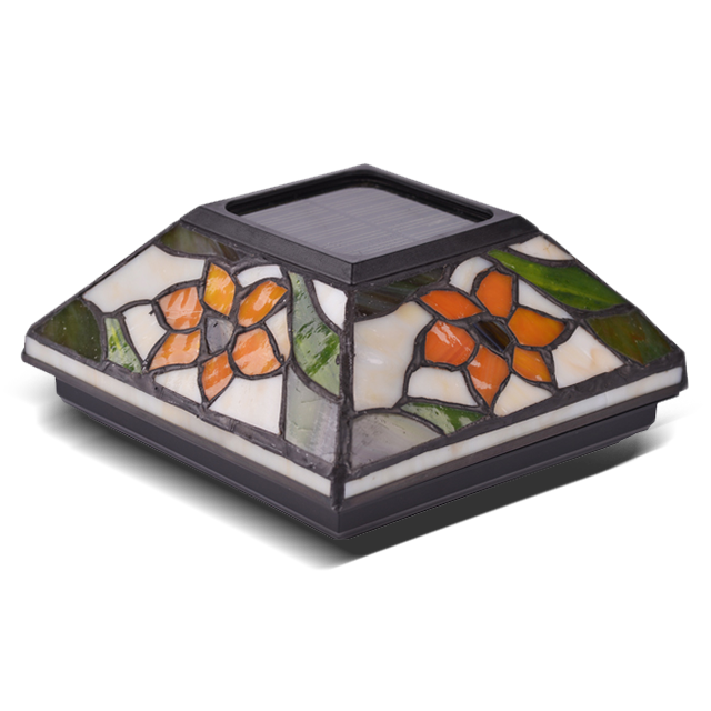 2211-F5 টিফানি গ্লাস সোলার আউটডোর পোস্ট ক্যাপ লাইট 2211-F5 টিফানি গ্লাস সোলার আউটডোর পোস্ট ক্যাপ লাইট