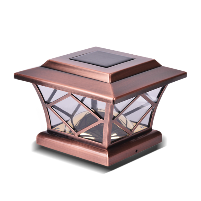 2211-F10 CO কপার প্লেটেড হাই ব্রাইটনেস ডায়মন্ড প্যাটার্ন পোস্ট ক্যাপ লাইট 2211-F10 CO কপার প্লেটেড হাই ব্রাইটনেস ডায়মন্ড প্যাটার্ন পোস্ট ক্যাপ লাইট